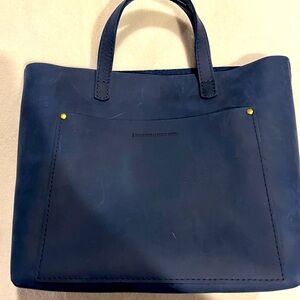 💕Portland Leather Mini Crossbody Tote in Deep Water with 🎁2 Bonus Items🎁